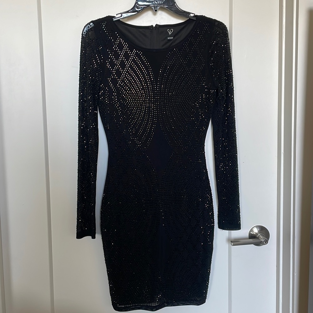 Windsor black sequin dress size small